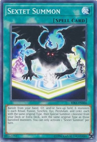 Sextet Summon RIRA-EN066 Common Unlimited Edition Moderately Played