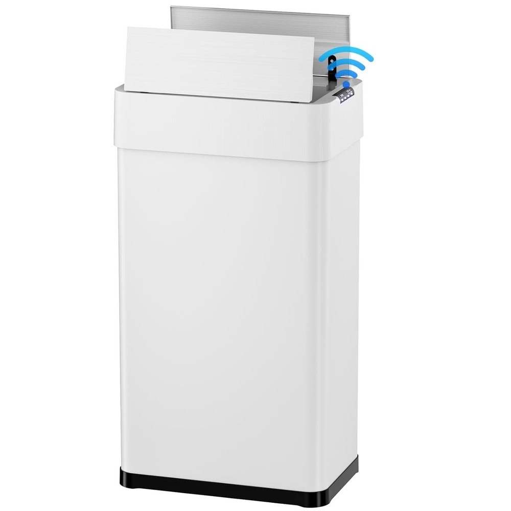 21.1 Gal Motion Sensor Kitchen Trash Can Stainless Steel Garbage Bin Automatic