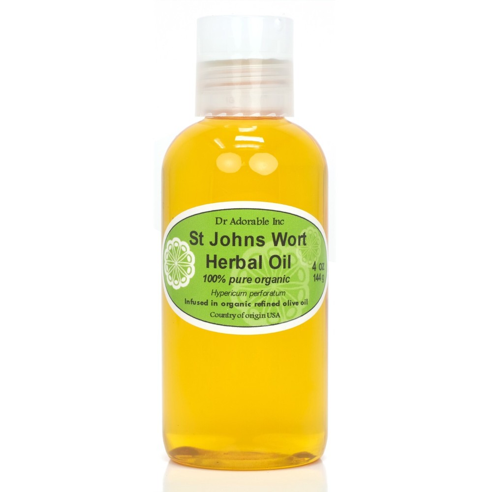 100% PURE ORGANIC ST.JOHNS WORT WART HERBAL OIL  2 oz up to 1 gallon FREE SH