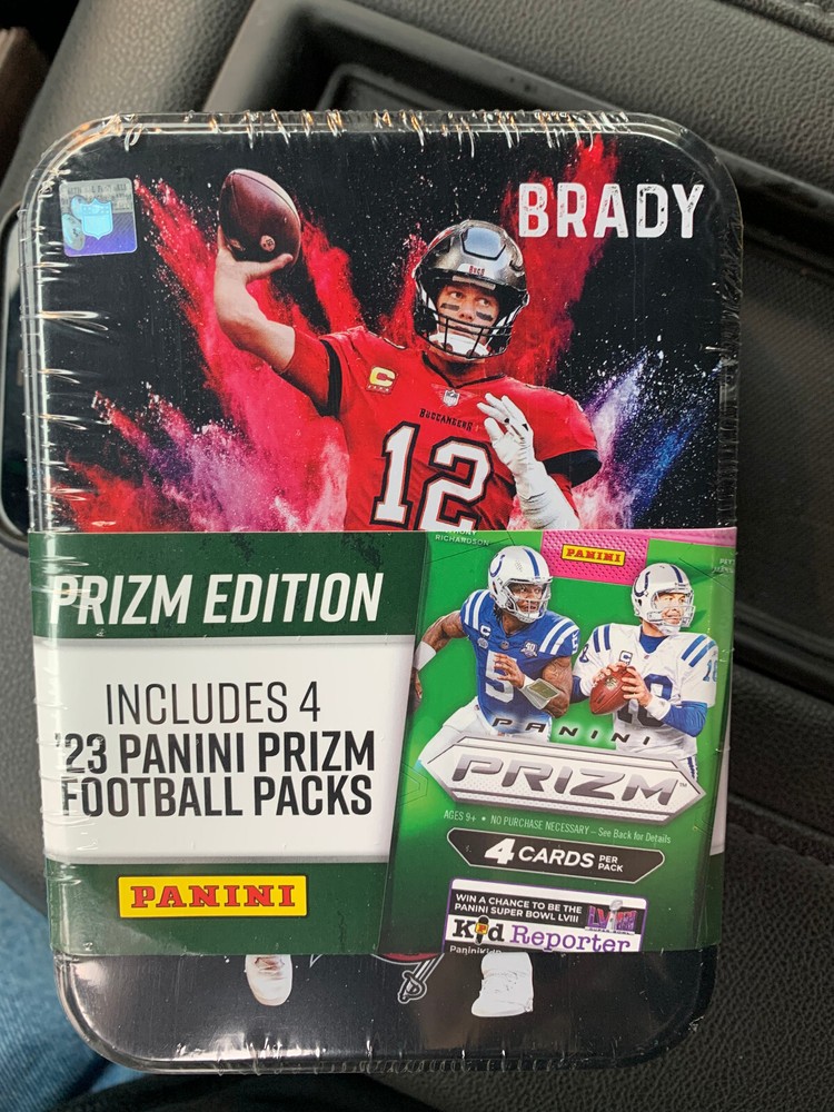 2023 Prizm PRIZM Edition TIN Box (4 Packs)  NEW TIN   FACTORY SEALED. BRADY
