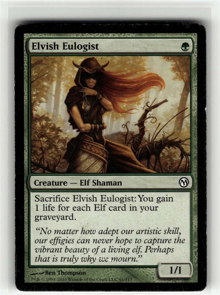 ELVISH EULOGIST Duels of the Planeswalkers #61 DPA(HP)(MTG)