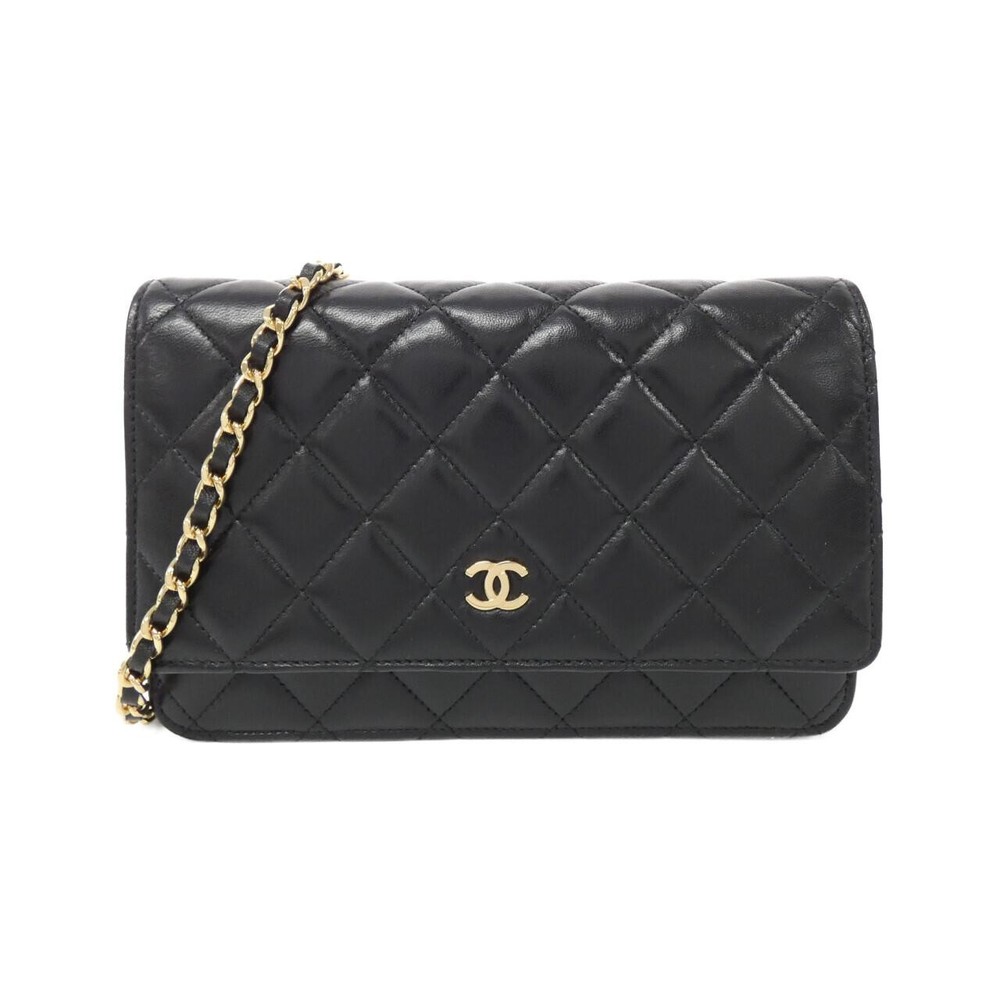 Authentic CHANEL Timeless Classic Line AP0250 Chain wallet  #270-004-005-4060