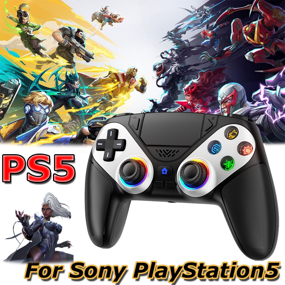 US 1-PACK For Sony Playstation 5 PS5 DualSense Wireless Black Controller w/Flash