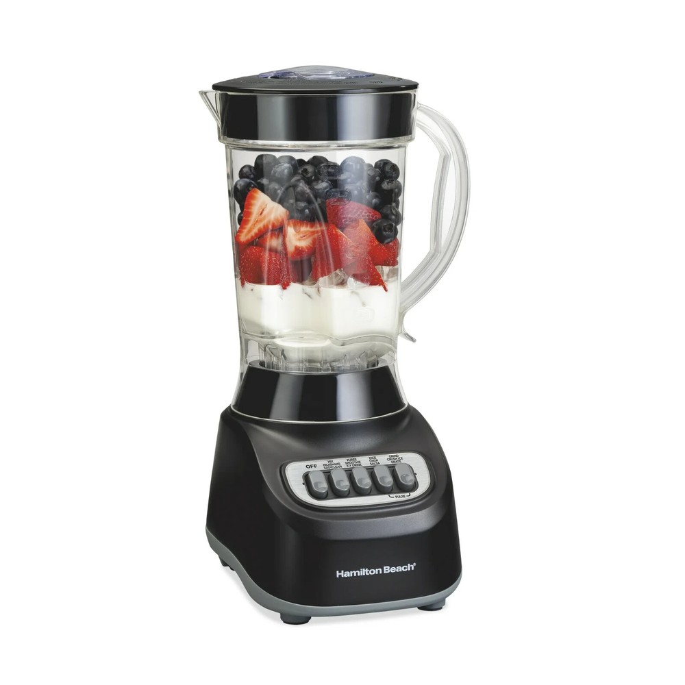 Hamilton Beach 48 oz Smoothie Blender with 12 Functions in Black