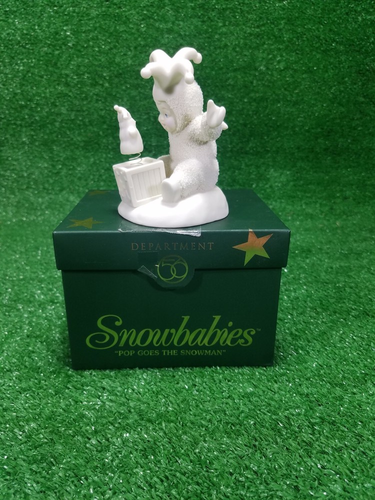 Department 56 Snowbabies Pop Goes the Snowman 2000 Model 69076 with Original Box