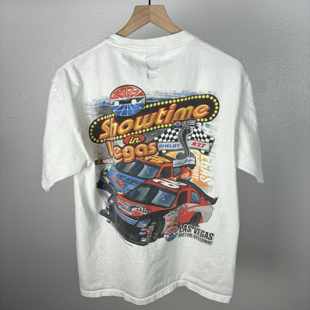 Y2K Chase Authentics Showtime In Las Vegas NASCAR Ford Shelby Double Sided Large