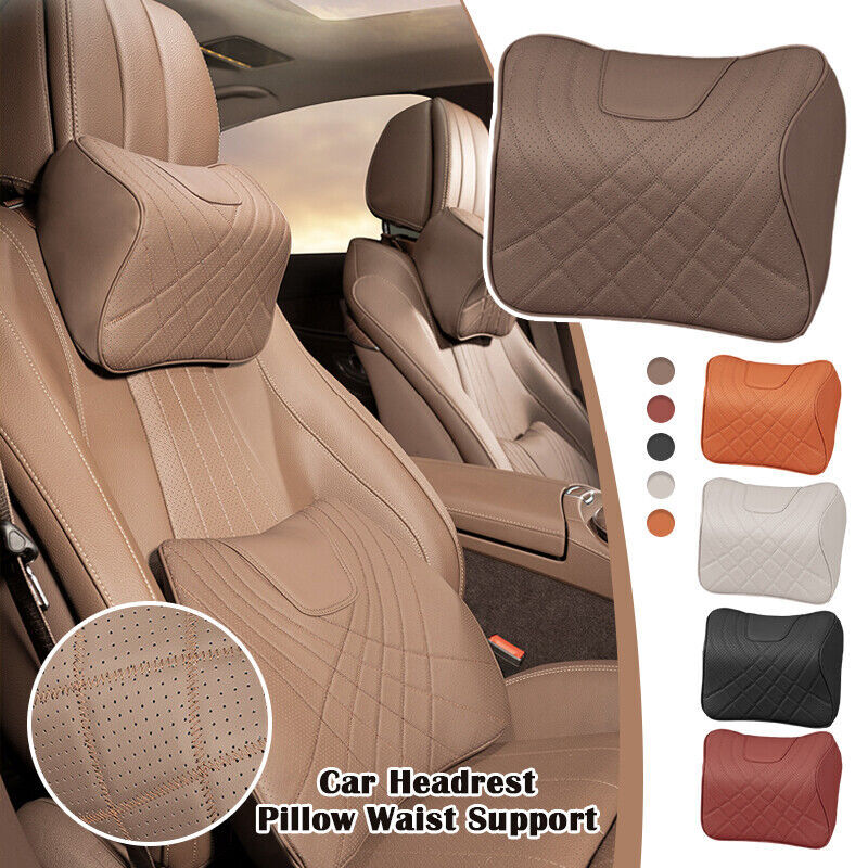 Car Seat Headrest Pillow Neck Pillow Head Neck Rest Support Cushion Memory Foam