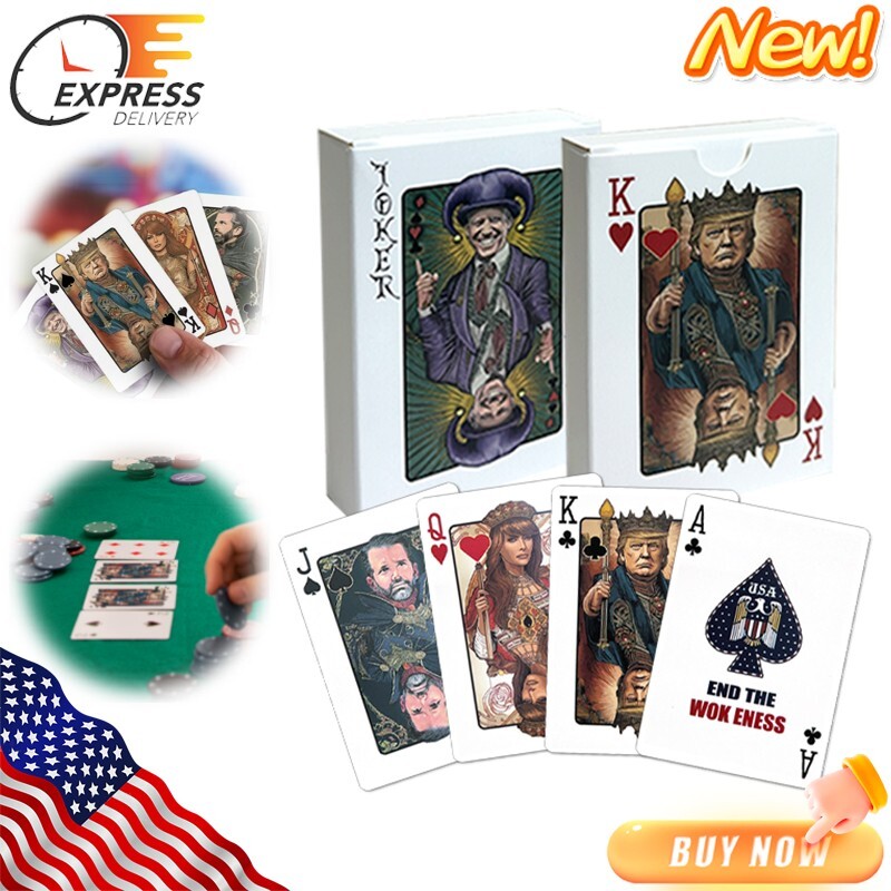 Trump Family Poker Playing Cards - Premium Collectible Deck Featuring Trump