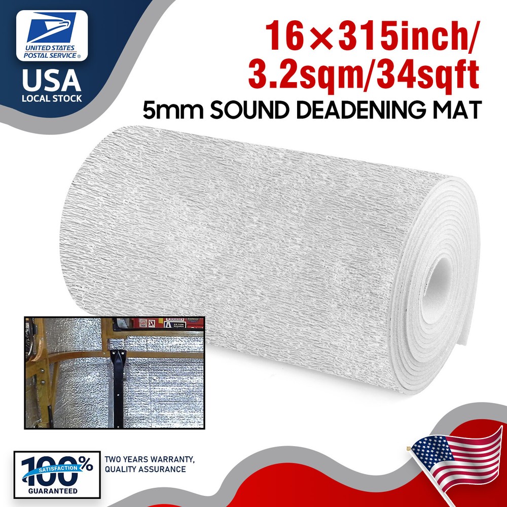 Soundproof Heat Shield Mat 16x315 Single Layer Aluminum Easy Install