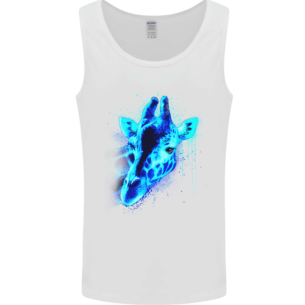 A Giraffe Watercolour Mens Vest Tank Top