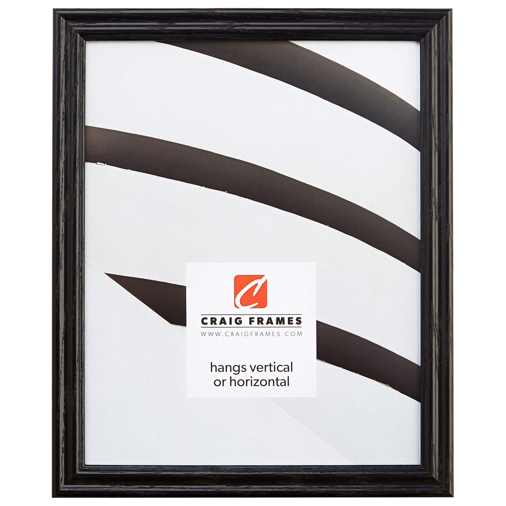 200ASHBK Wood Grain 4x4-Inch Picture Frame, 0.75-Inch Wide, Durable Finish
