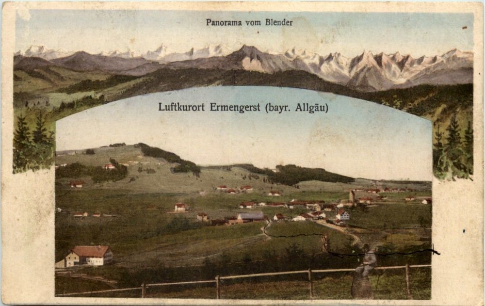 Ermengerst - artist postcard Eugen Felle -610350