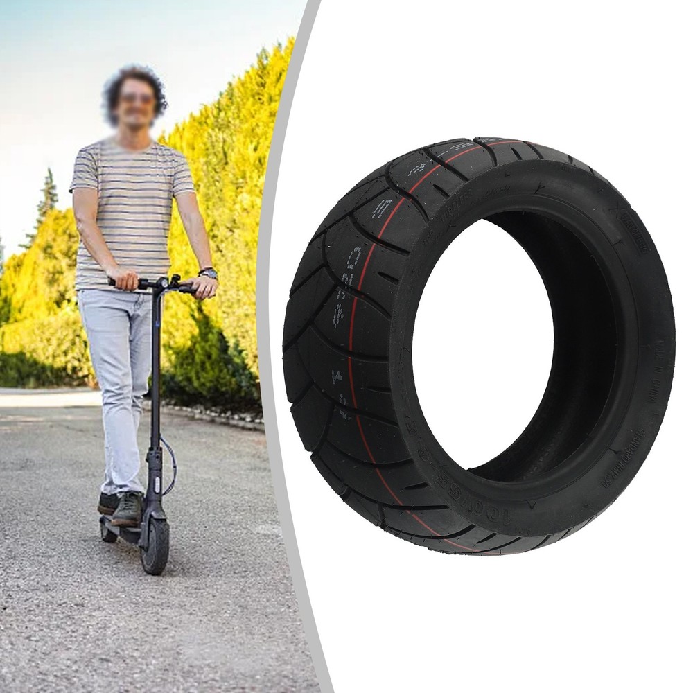 Electric Scooters Tubeless Tyre 100/55 65 90/65 65 Black Replacement Rubber
