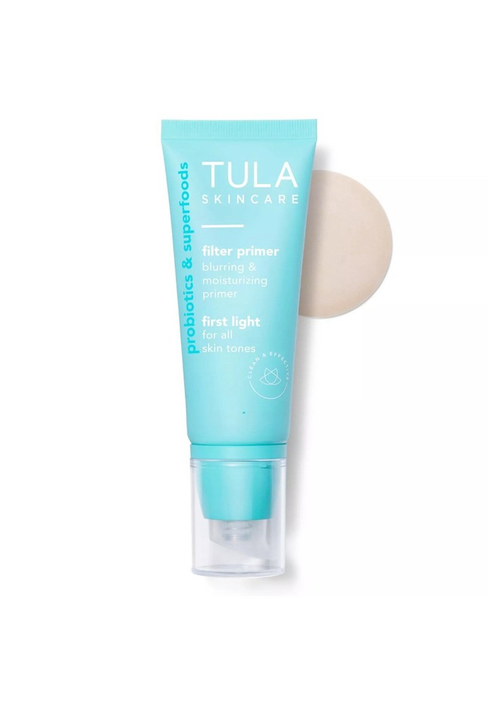 TULA Skin Care Face Filter Primer Blurring Moisturizing First Light Eve