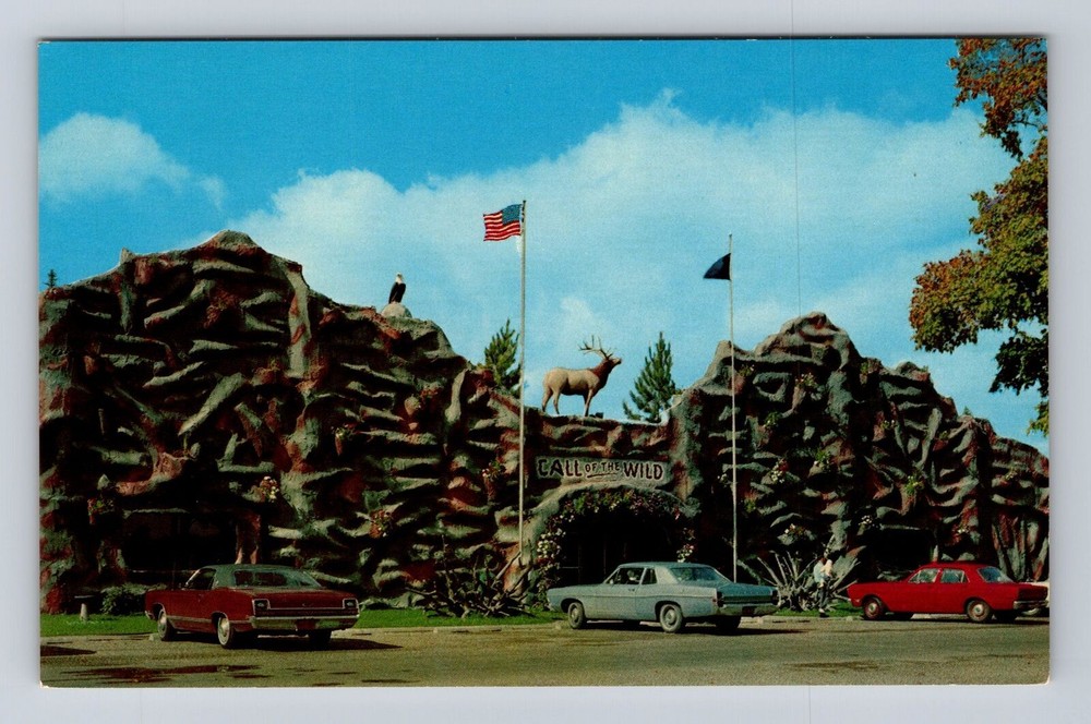 Gaylord MI-Michigan, Call Of The Wild Museum, Antique, Vintage Souvenir Postcard