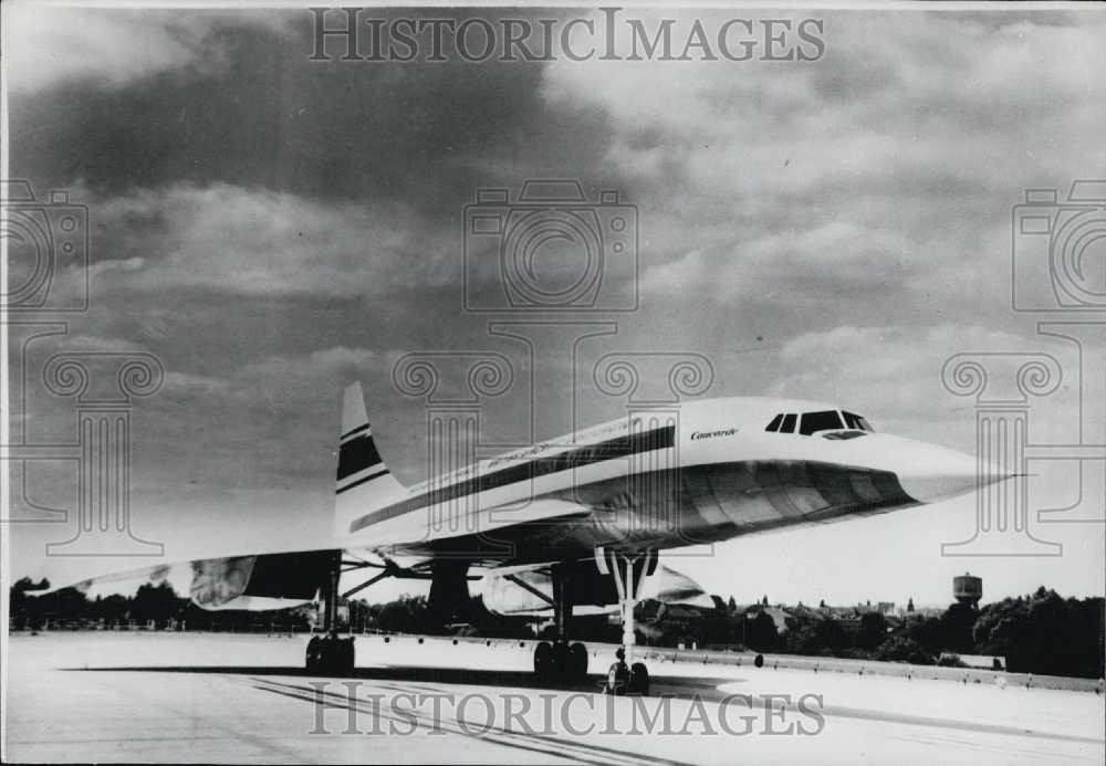 Press Photo 001 supersonic airliner Concorde, - KSK30609