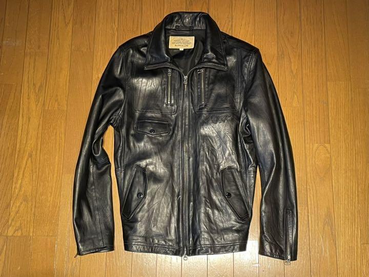Avirex Genuine Leather Biker Jacket for Men