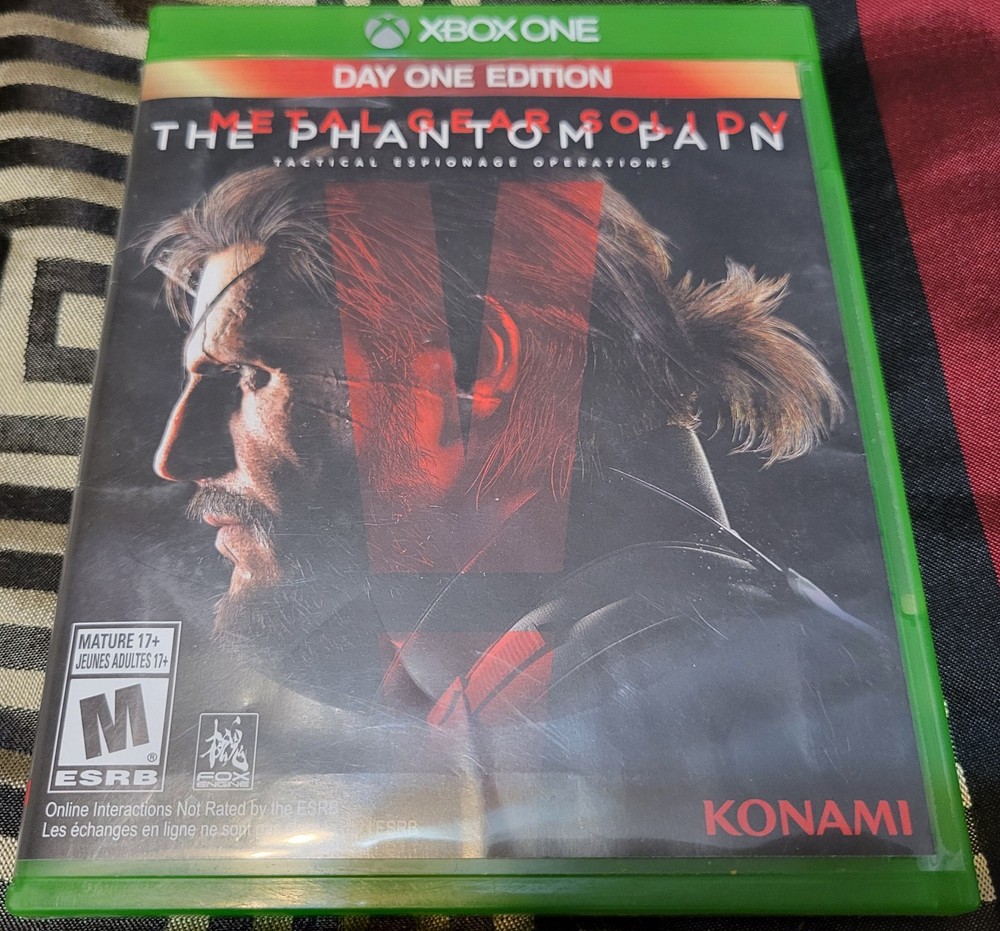 Metal Gear Solid V Phantom Pain Day One Edition Xbox One with Bonus Map