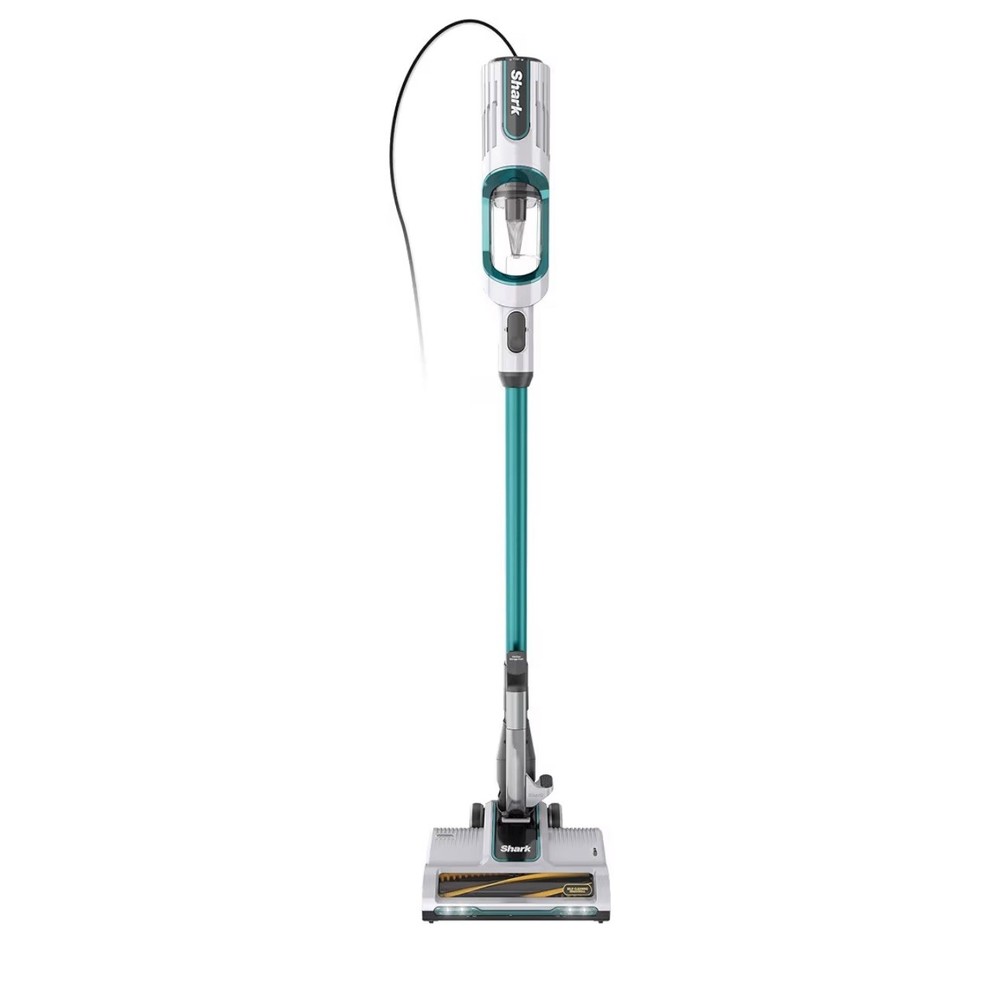 SHARK HZ251 Ultralight Corded Stick Vacuum with Self-Cleaning Brushroll Blue/Whi