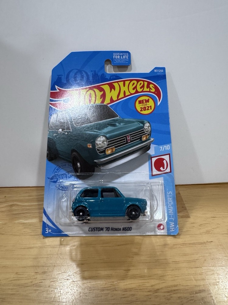 Hot Wheels Custom '70 Honda N600 187/250 HW J-Imports 7/10 Diecast 1:64 NIP 2021