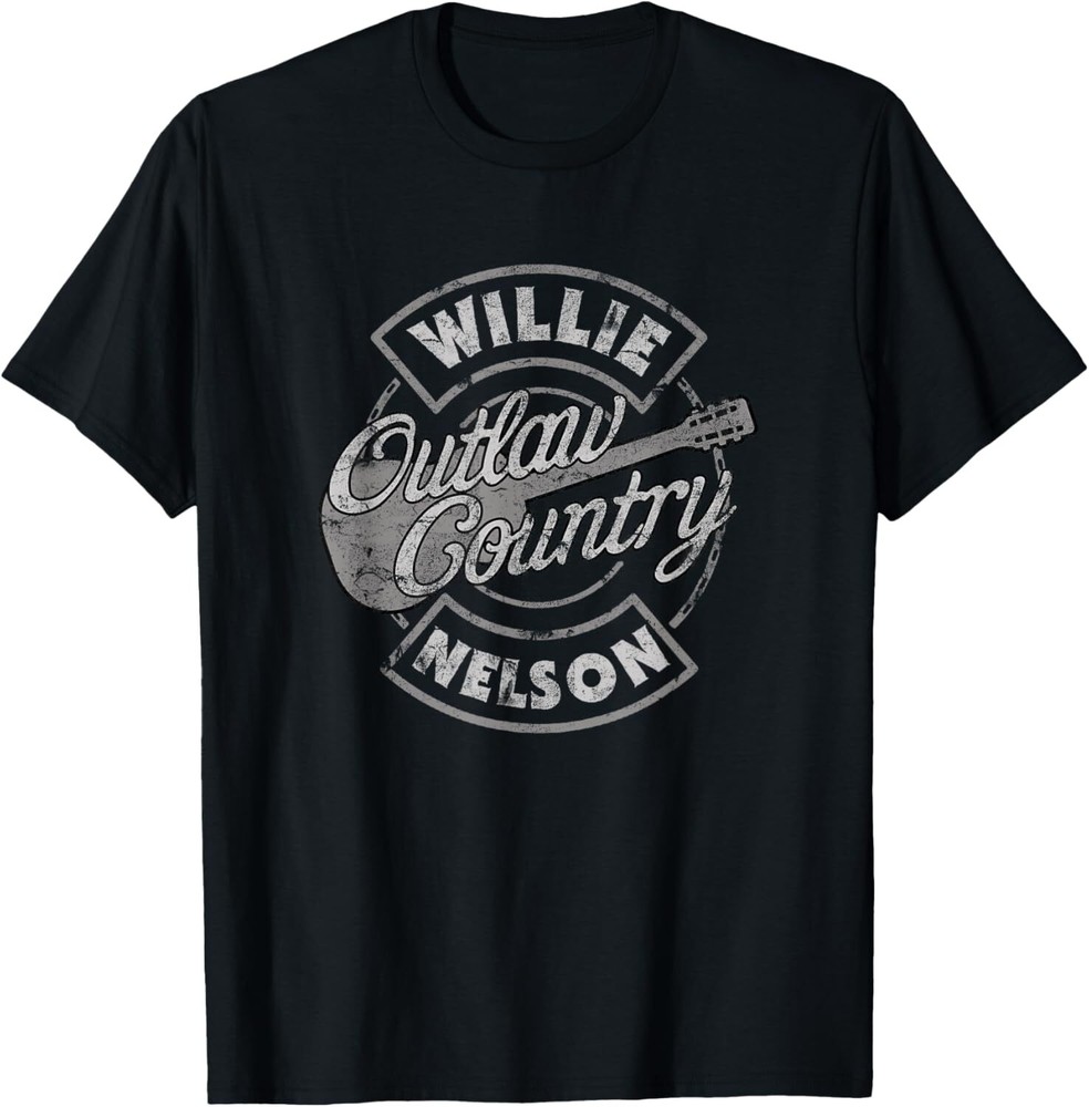 Official Willie Nelson Outlaw Country T-Shirt Hoodie
