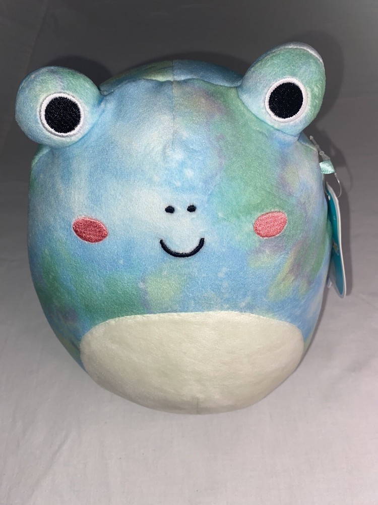 Squishmallows 12 Inch Ferdie the Frog Soft Plush in Blue Green Watercolor