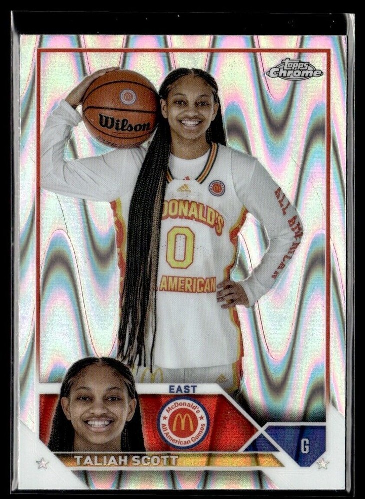 2023-24 CHROME TALIAH SCOTT MCDONALD'S ALL AMERICAN #83 RAY WAVE REFRACTOR