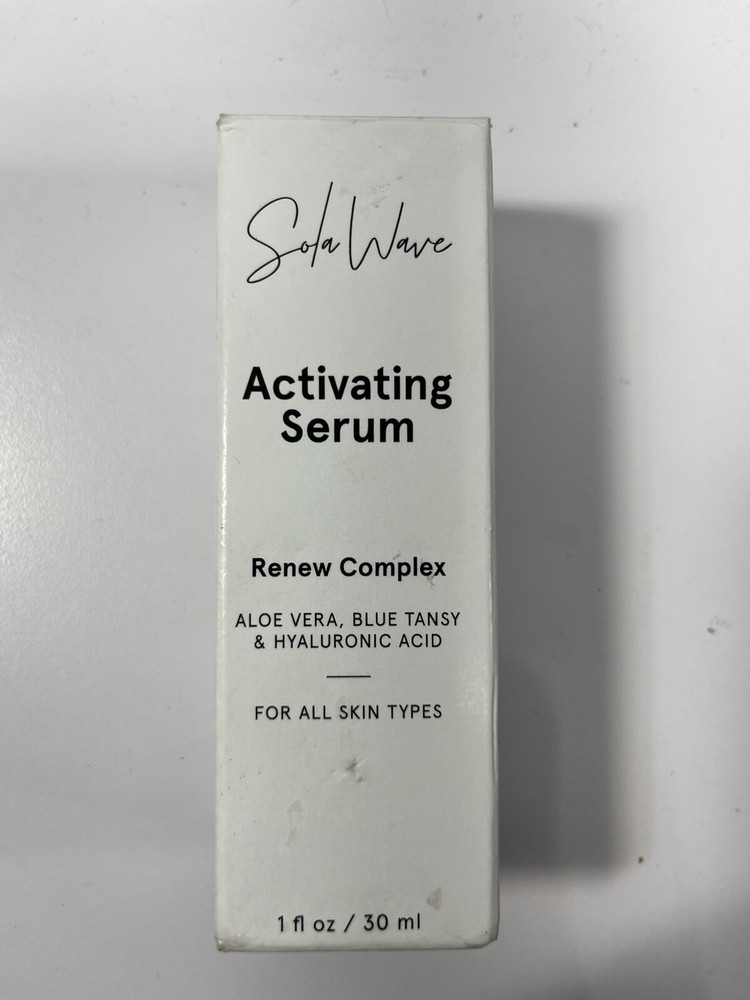 Solawave SKIN THERAPY Activating Serum Renew Complex - 1 Fl oz./30 mL. New
