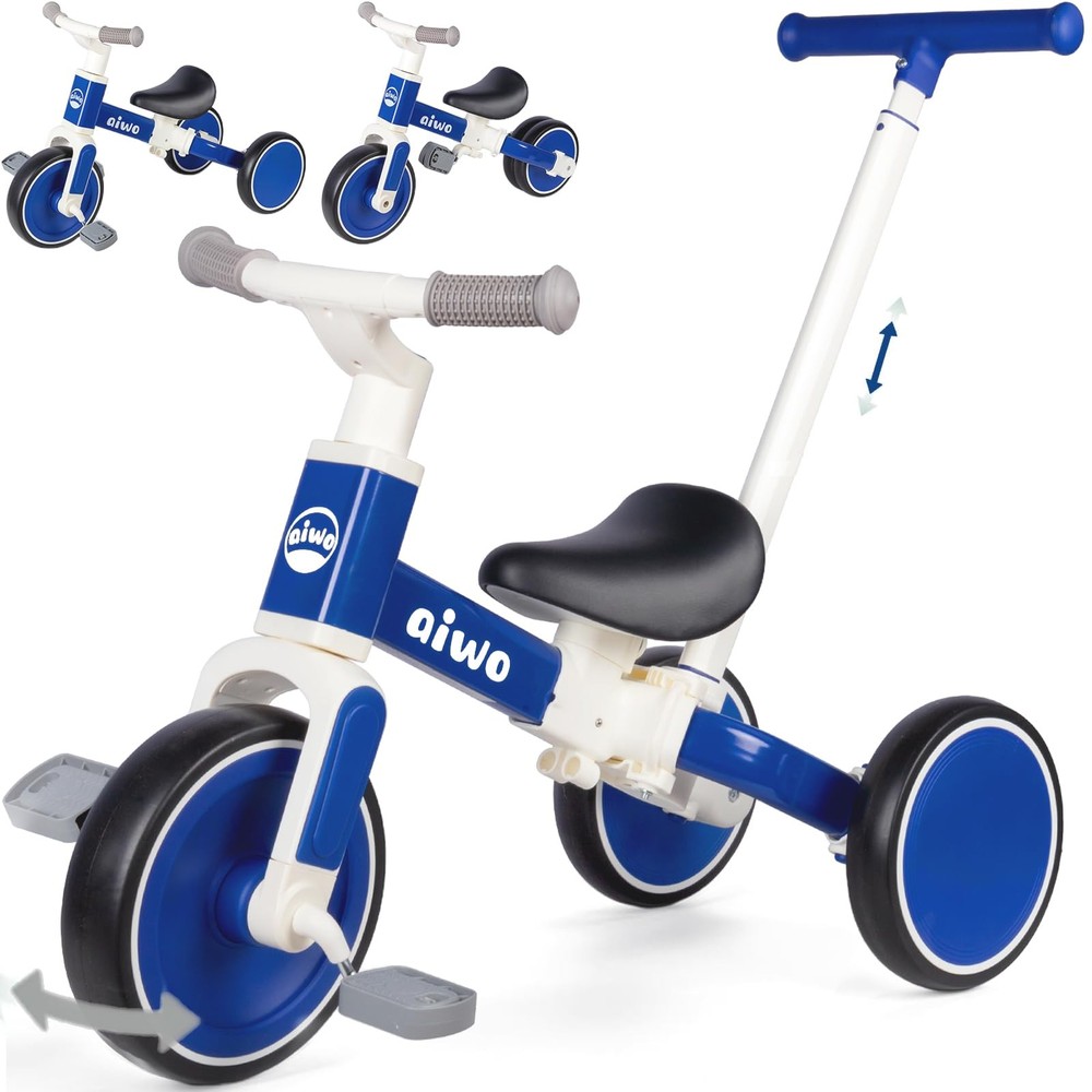5-in-1 Convertible Toddler Tricycle & Balance Bike for Ages 1-4