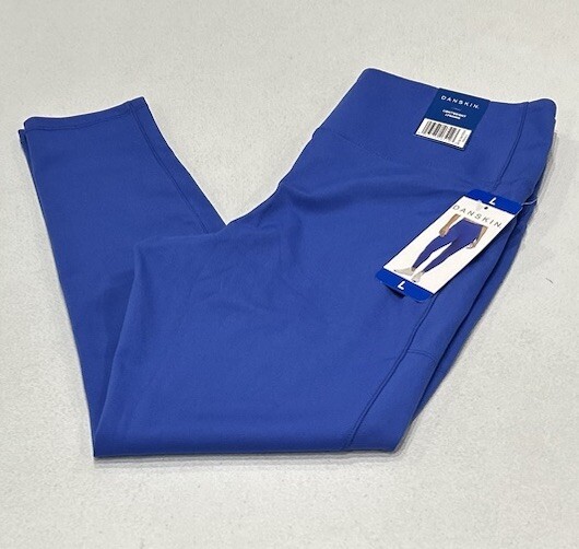 Danskin Women's Lightweight Active 7/8 Legging, Dazzling Blue, Size L