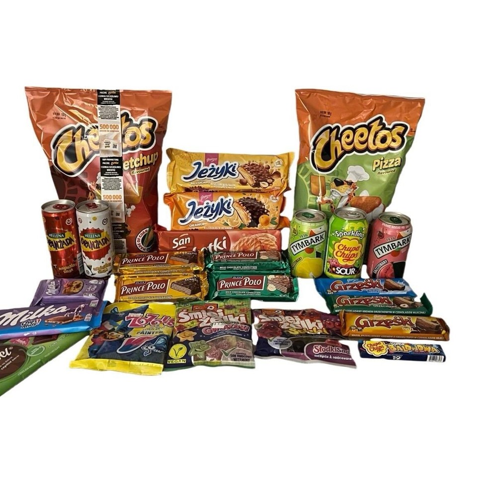 European 30 Snack Package Exotic International High Quality Snacks! Read Descrip