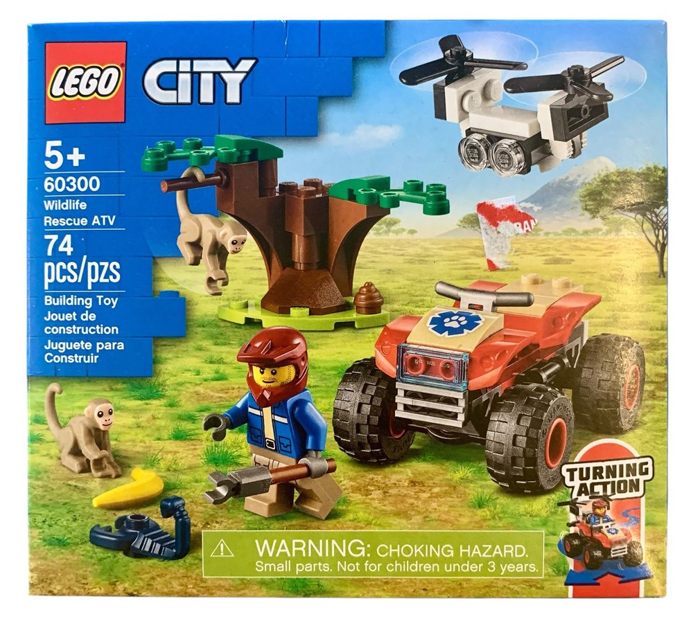 Lego City Wildlife Rescue ATV 60300 New Sealed in Box