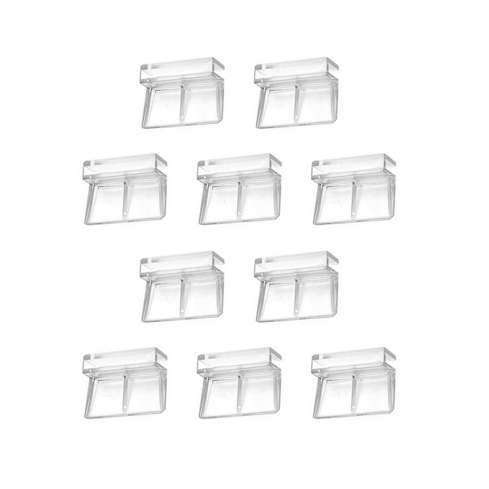 10PCS Acrylic Fish Tank Glass Cover Brackets for Rimless Aquarium