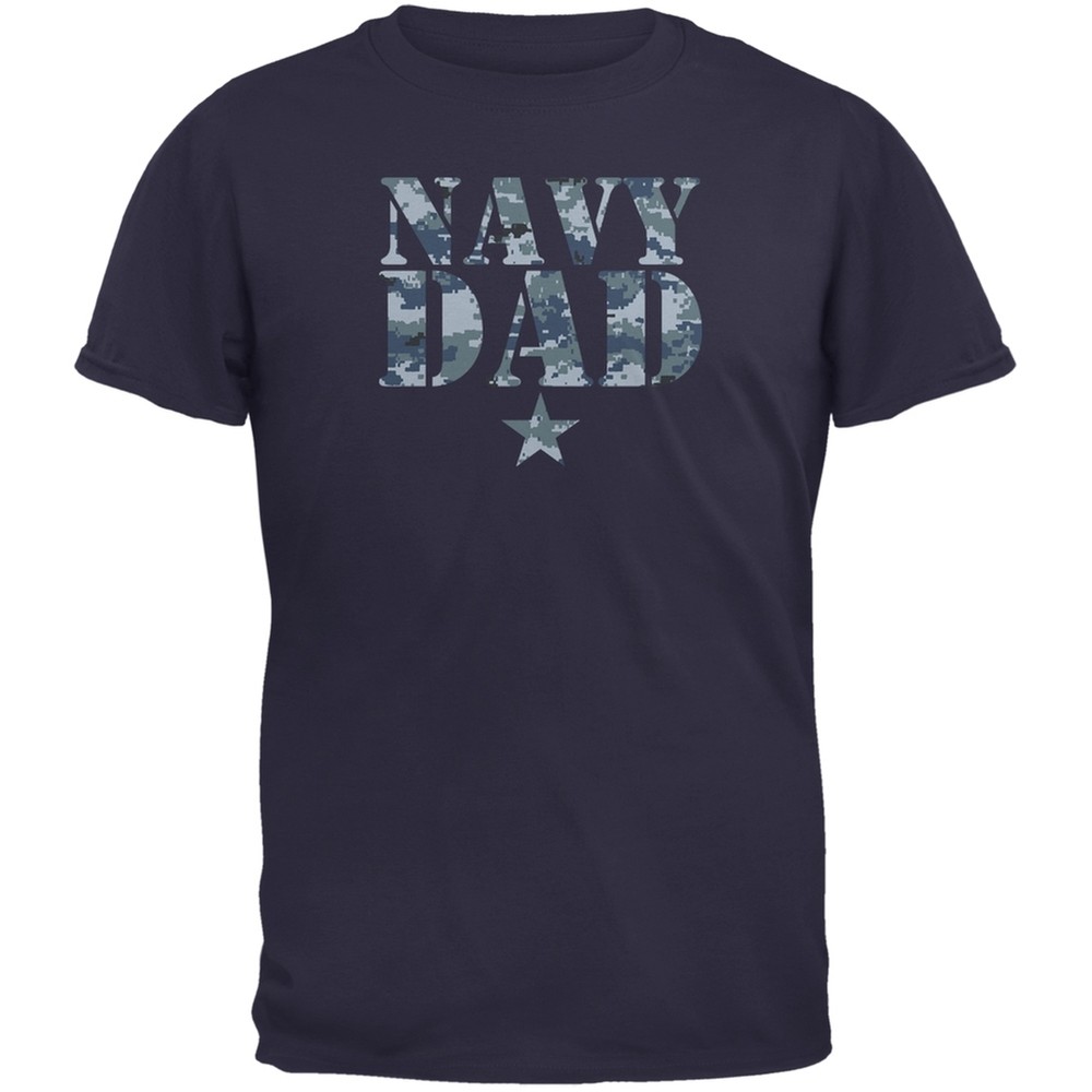 Navy Dad Navy Adult T-Shirt