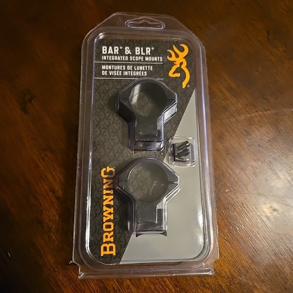 Browning BAR and BLR Integrated Scope Mount System for INT 1-inch Gloss Finish Model 12395