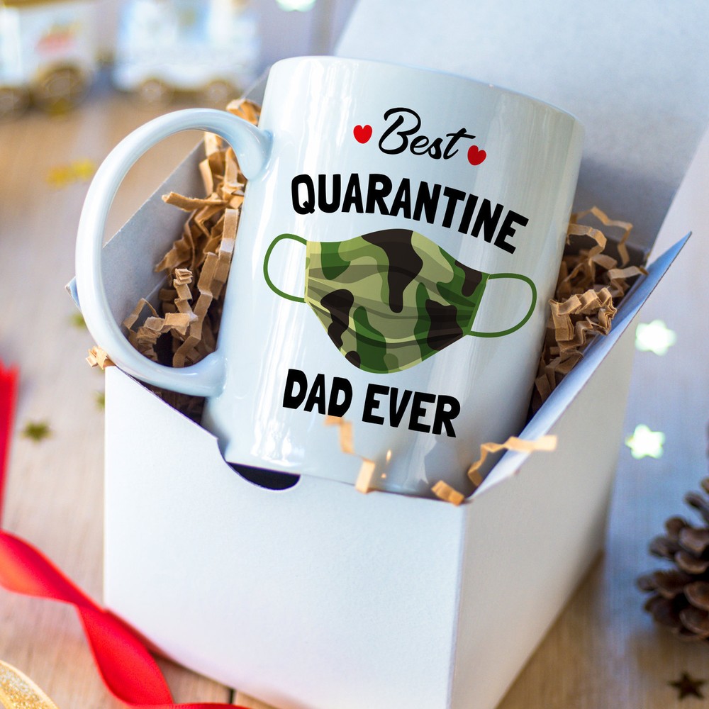Best Funny Quarantine Dad Gift Coffee Mug