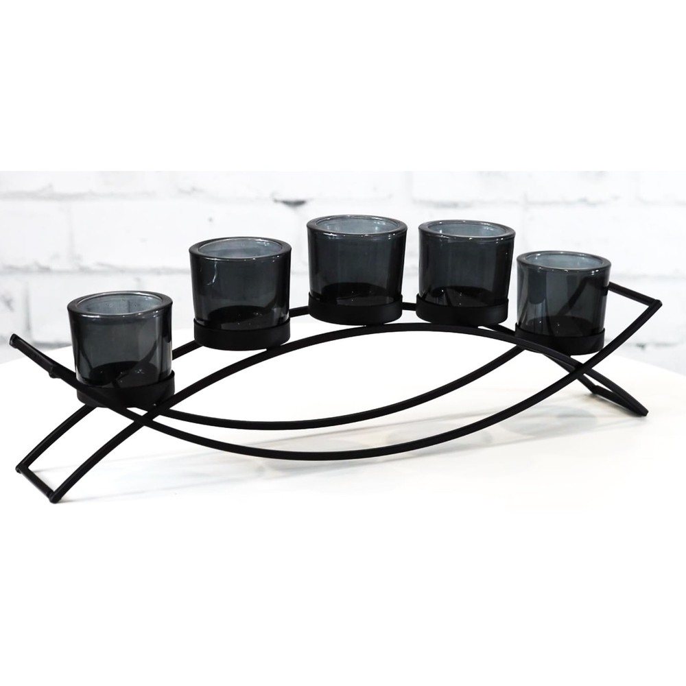 Iron Arch Table Centerpiece Decorations Candle Holder for Halloween, Weddings...