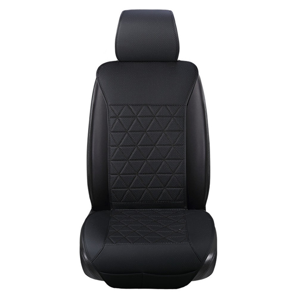 Fit For Toyota Camry Car Seat Cover Front Single Cushion Breathable PU Leather