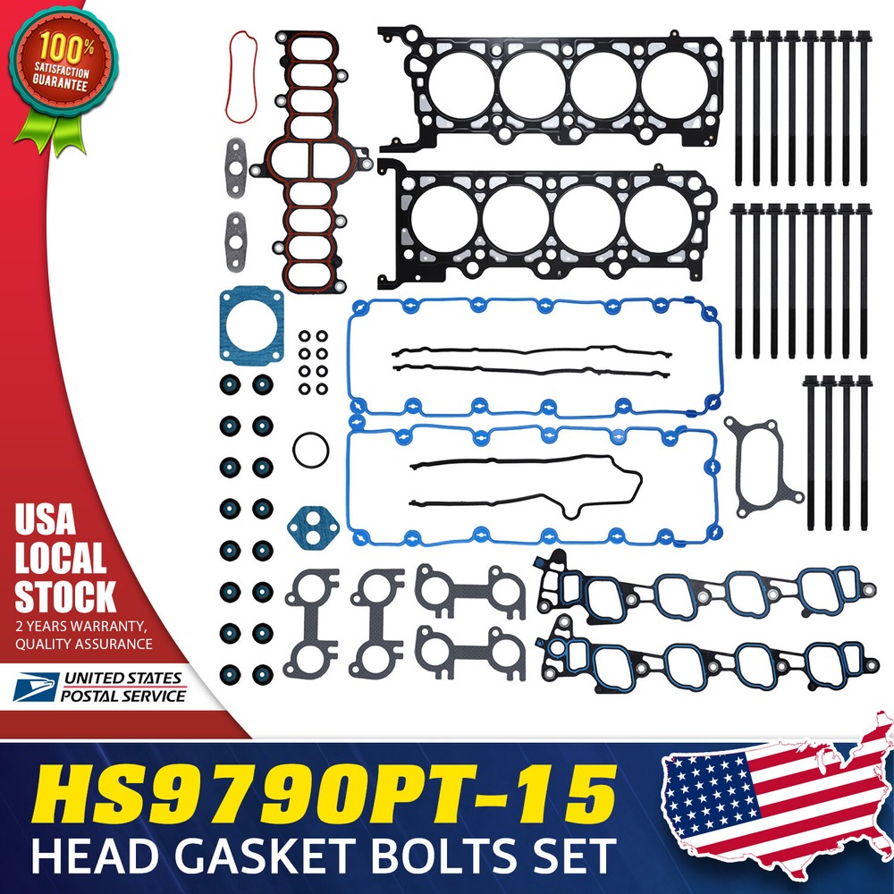 Fits 00-04 Ford F150 F350 Expedition Excursion E150 E250 5.4L Head Gasket Set