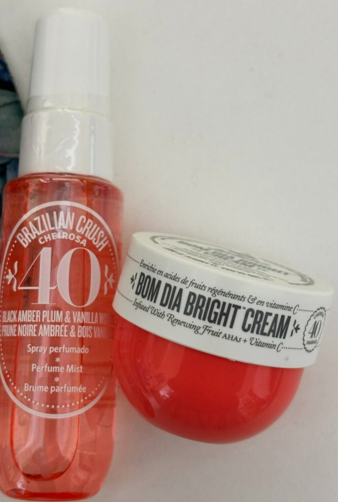 Sol De Janeiro Cheirosa 40 Perfume Mist & Bom Dia Bright Cream Mini Set NEW