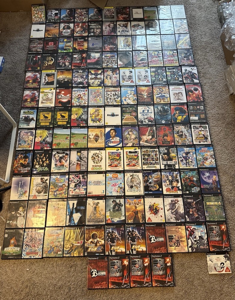 Lot of 137 Playstation 2 PS2 Japan NTSC-J Japanese Games US Seller