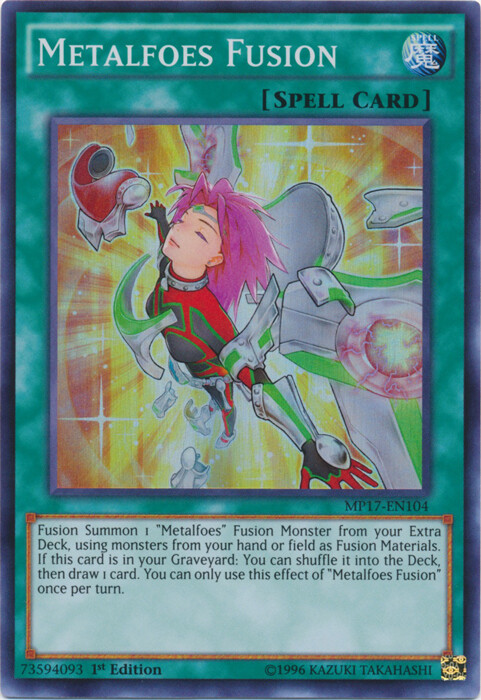 Metalfoes Fusion MP17-EN104 Super Rare 1st Edition NM