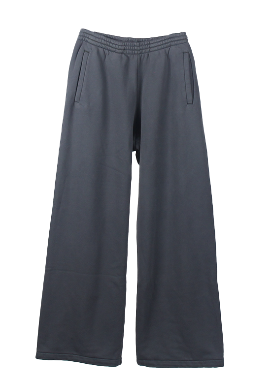 UNRELEASED YZY GAP WIDE LEG FLEECE PANTS (DARK GREY - X-LARGE) *IN HAND*