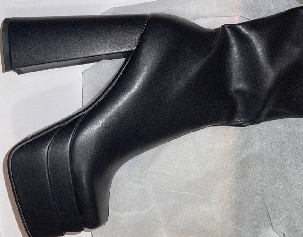 Black Platform GoGo Boots