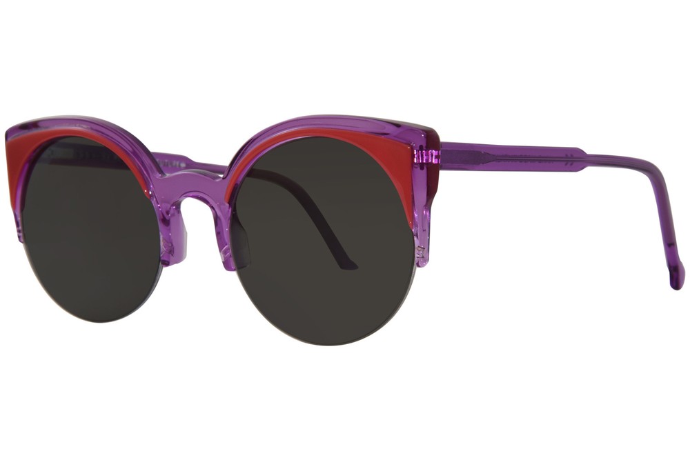 RetroSuperFuture Lucia-Surface KV8/R Sunglasses for Women in Purple Pink Grey 51mm