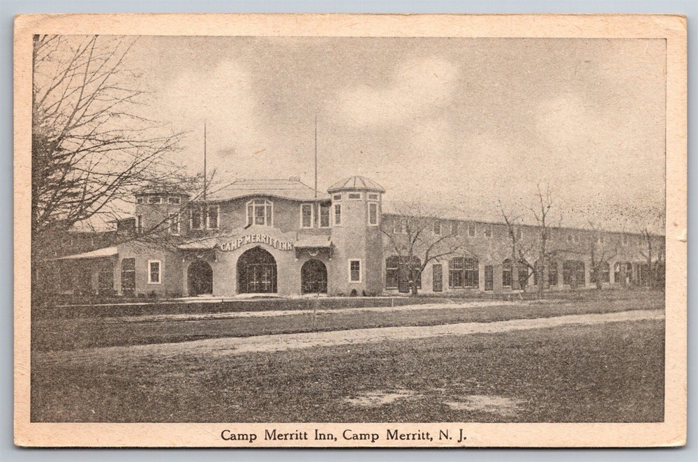 Camp Merritt Inn Military Camp Merritt NJ C1915 Postcard H19