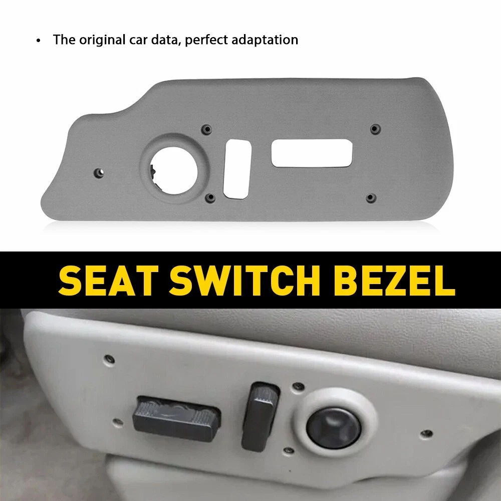 Gray Driver Seat Control Switch Trim Cover 88941682 For 03-06 Tahoe Suburban