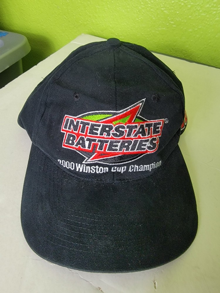 Interstate 2000 Winston Cup Champion #18 Snapback Hat Bobby LaBonte Cap VTG
