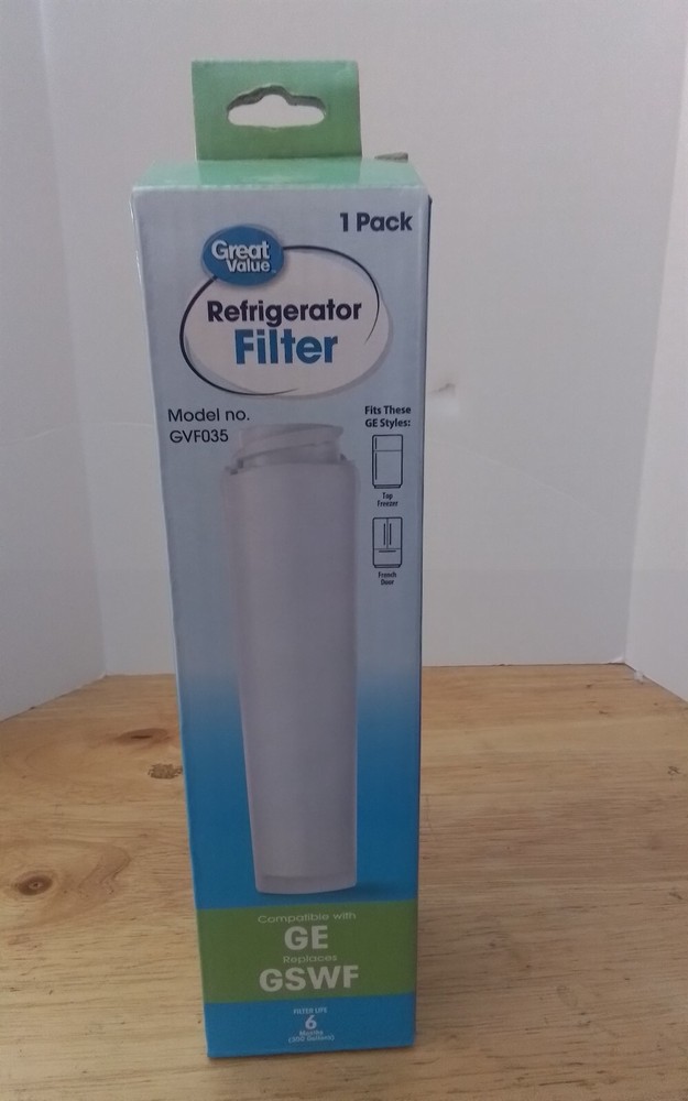 Great Value Refrigerator Water Filter Compatible with Ge GSWF & Kenmore 46-9914