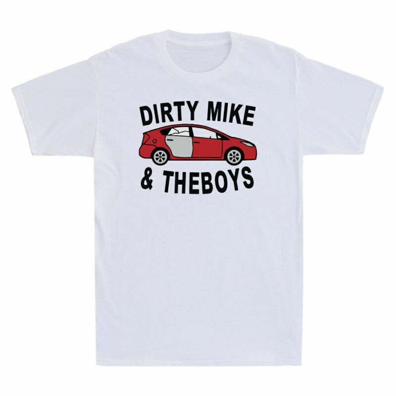 Red Car Dirty Mike And The Boys Funny Men's Cotton Short Sleeve T-Shirt